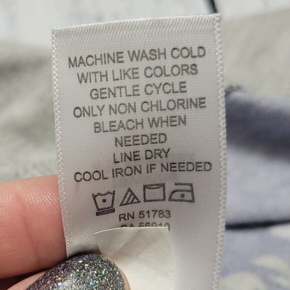 Maurices Color Block Floral Striped Medium Long Flowy Loose Fit Cardigan Shawl - Picture 8 of 8